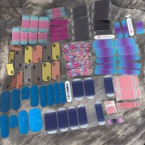 Jamberry Nail Wraps Pack w/ 10 Different Patterns